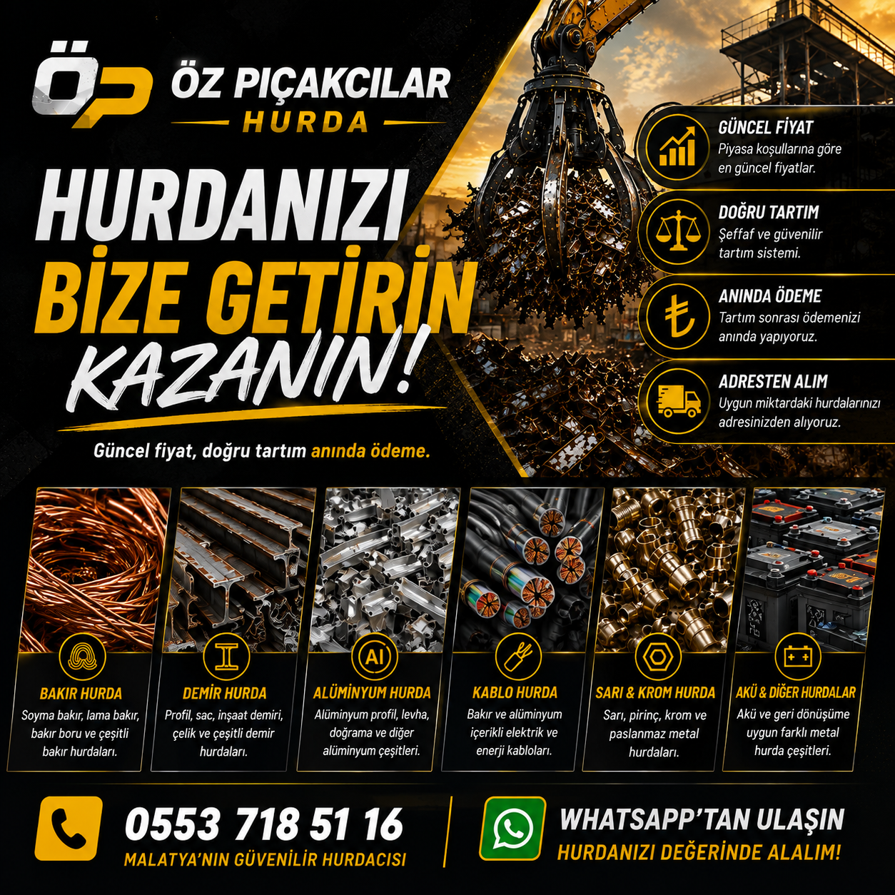 malatya hurda alım satım
